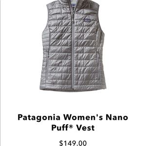 Woman’s nano puff vest
